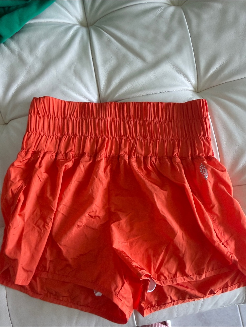 FP Movement by Free People Bright orange High-Waist Athletic Shorts